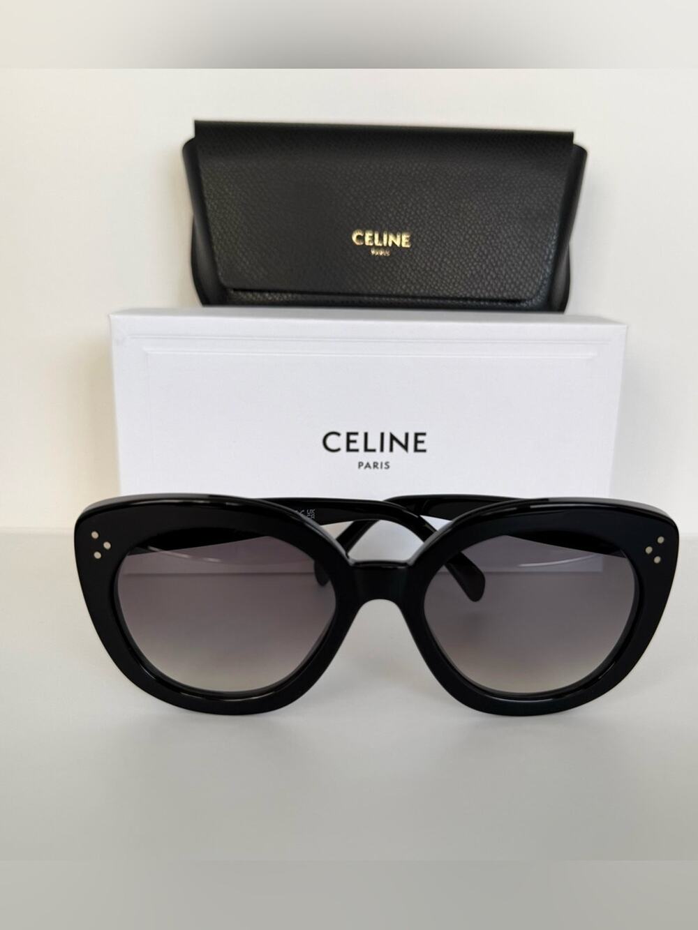 NEW!!! Celine women black sunglasses CL40295I 01F Authentic